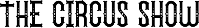 The Circus Show Font Preview