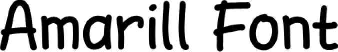 AmarillReg Font Preview