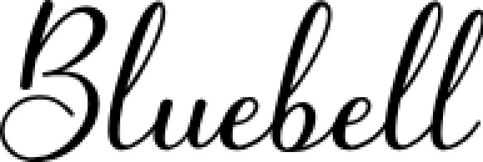 Bluebell Font Preview