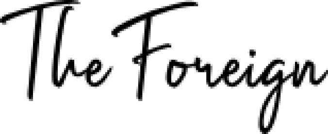 The Foreig Font Preview