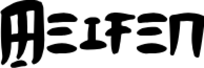 Meife Font Preview