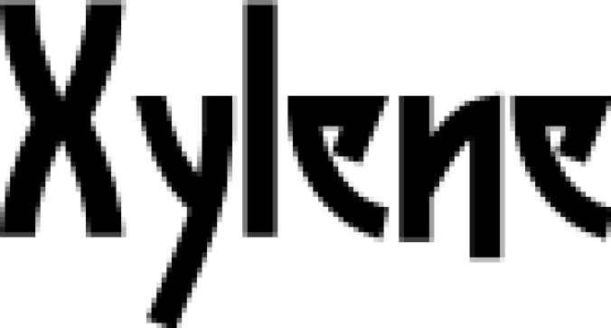 Xylene Font Preview