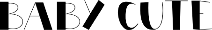 BABY CUTE Font Preview