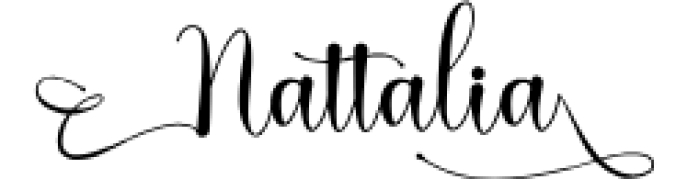 Nattalia Font Preview