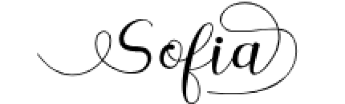 Sofia Font Preview