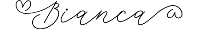 Bianca Font Preview