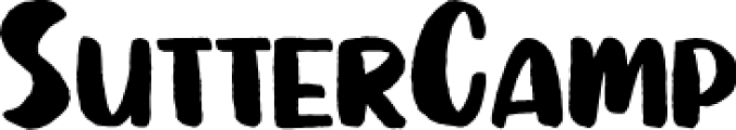 Sutter Camp Font Preview