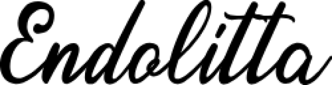 Endolitta Font Preview