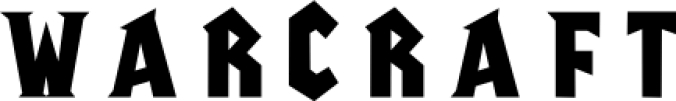 Warcraf Font Preview