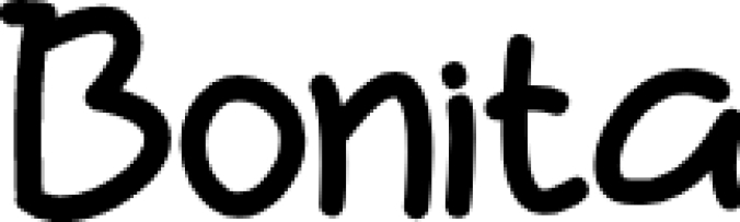 Bonita Font Preview