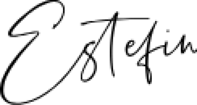 Estefi Font Preview