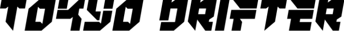 Tokyo Drifter Font Preview