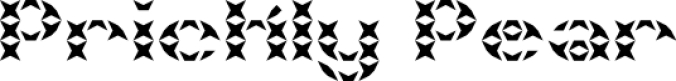 Prickly Pear Font Preview