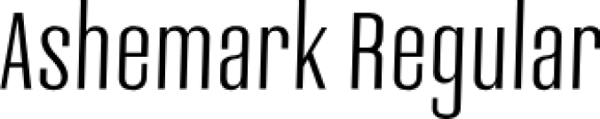 Ashemark Font Preview