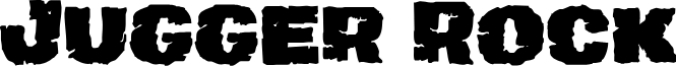 Jugger Rock Font Preview