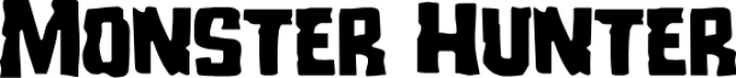 Monster Hunter Font Preview