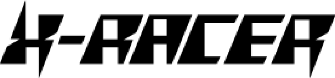 X-Racer Font Preview