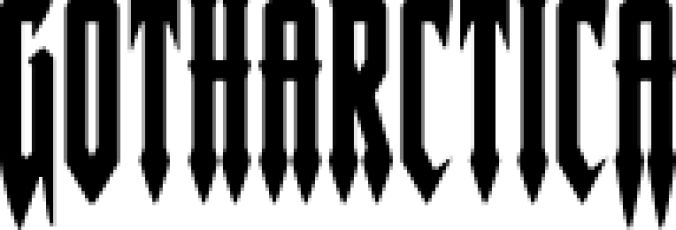 Gotharctica Font Preview