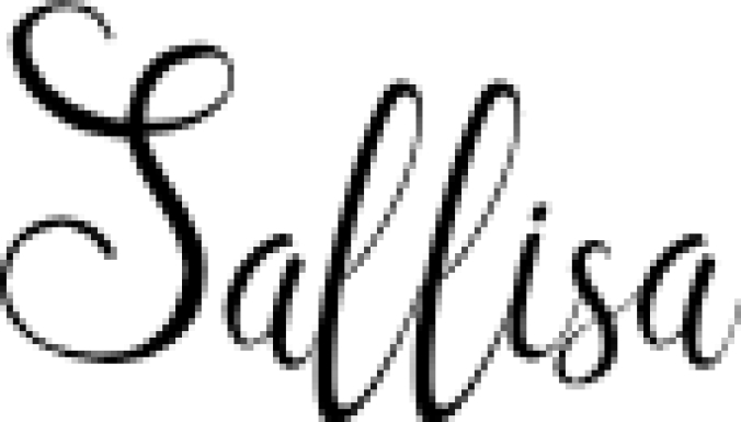 Sallisa Font Preview