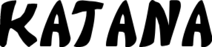 Katana Font Preview