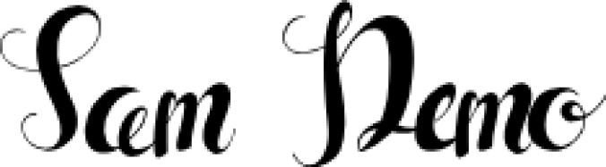 Sam Font Preview
