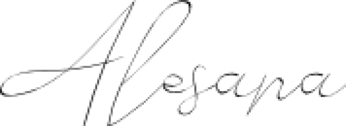 Alesana Font Preview