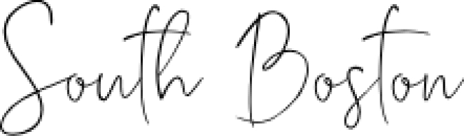 South Bos Font Preview