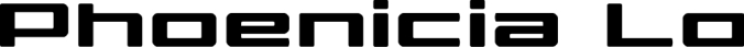 Phoenicia Lower Case Font Preview