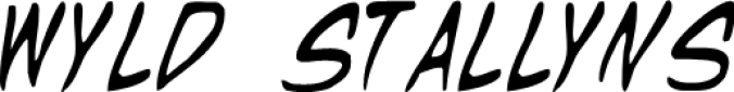 Wyld Stallyns Font Preview