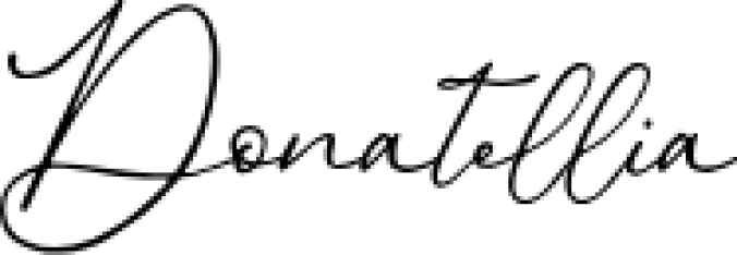 Donatellia Font Preview