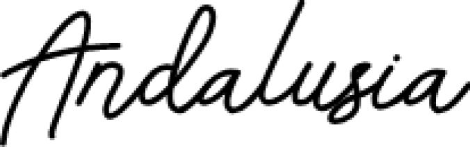 Andalusia Font Preview
