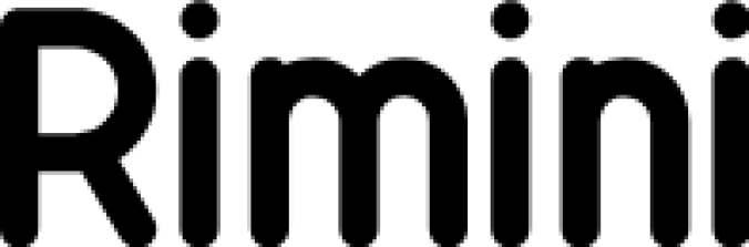 RIMINI-ROUNDED SANS SERIF FONT Font Preview