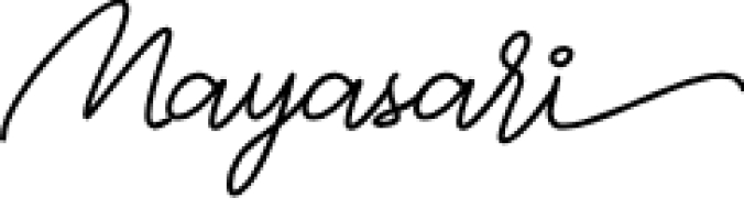 Mayasari Font Preview