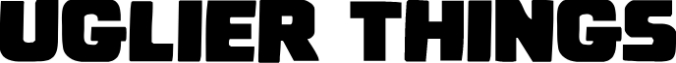 Uglier Things Font Preview
