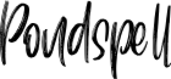 Pondspell Font Preview