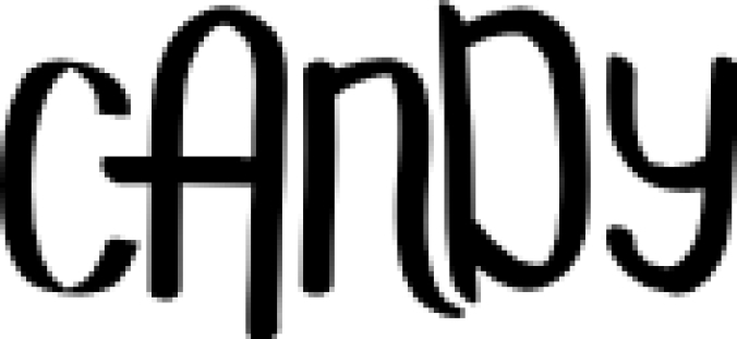 Candy Font Preview