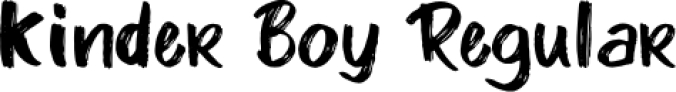 Kinder Boy Font Preview