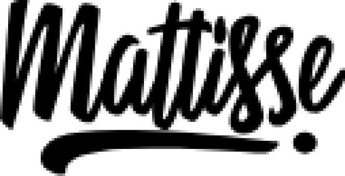 Mattisse Font Preview