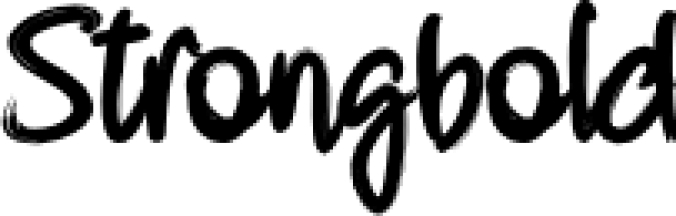 Strongbold Font Preview