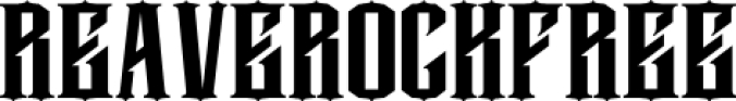 Reaverock (Free) Font Preview