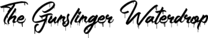 The Gunslinger Font Preview