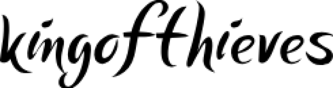 King of thieves Font Preview