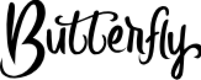 Butterfly Font Preview