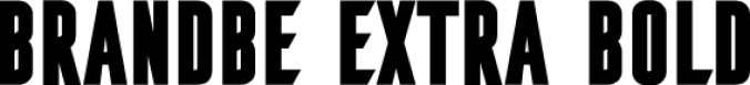 Brandbe (Demo) Font Preview