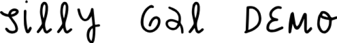 Silly Gal Font Preview