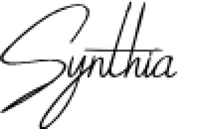 Synthia Font Preview