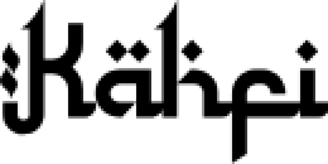 Kahfi Font Preview