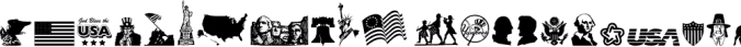 4th of July Reflections Font Preview