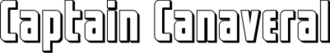 Captain Canaveral Font Preview