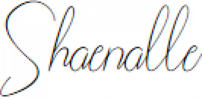 Shaenalle Font Preview